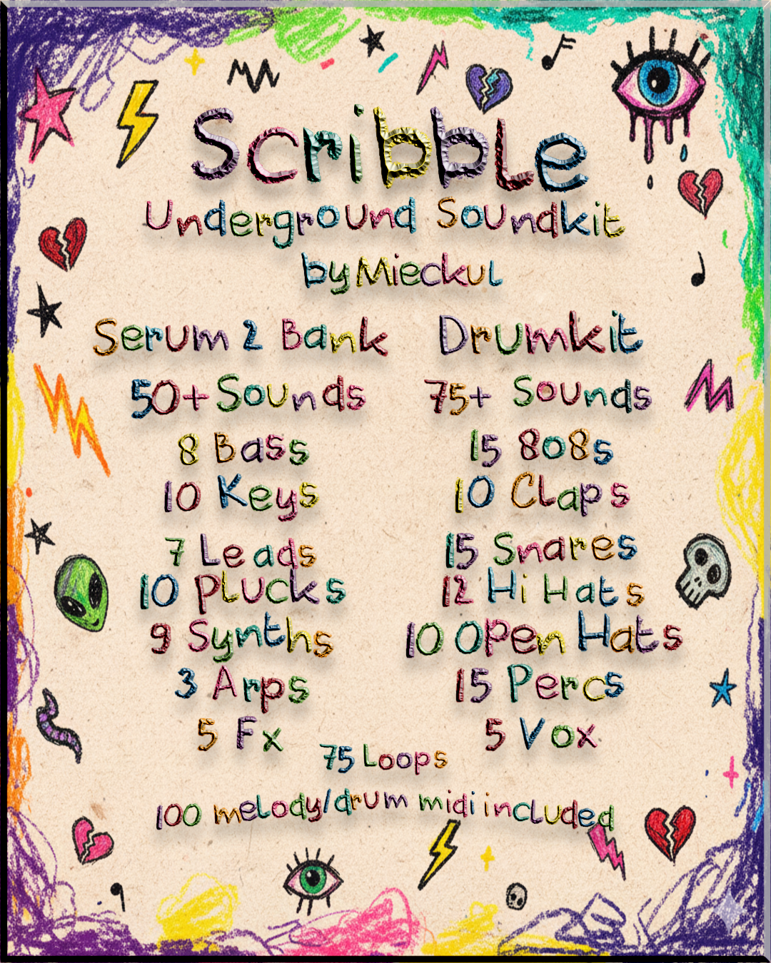 Scribble - Underground Soundkit